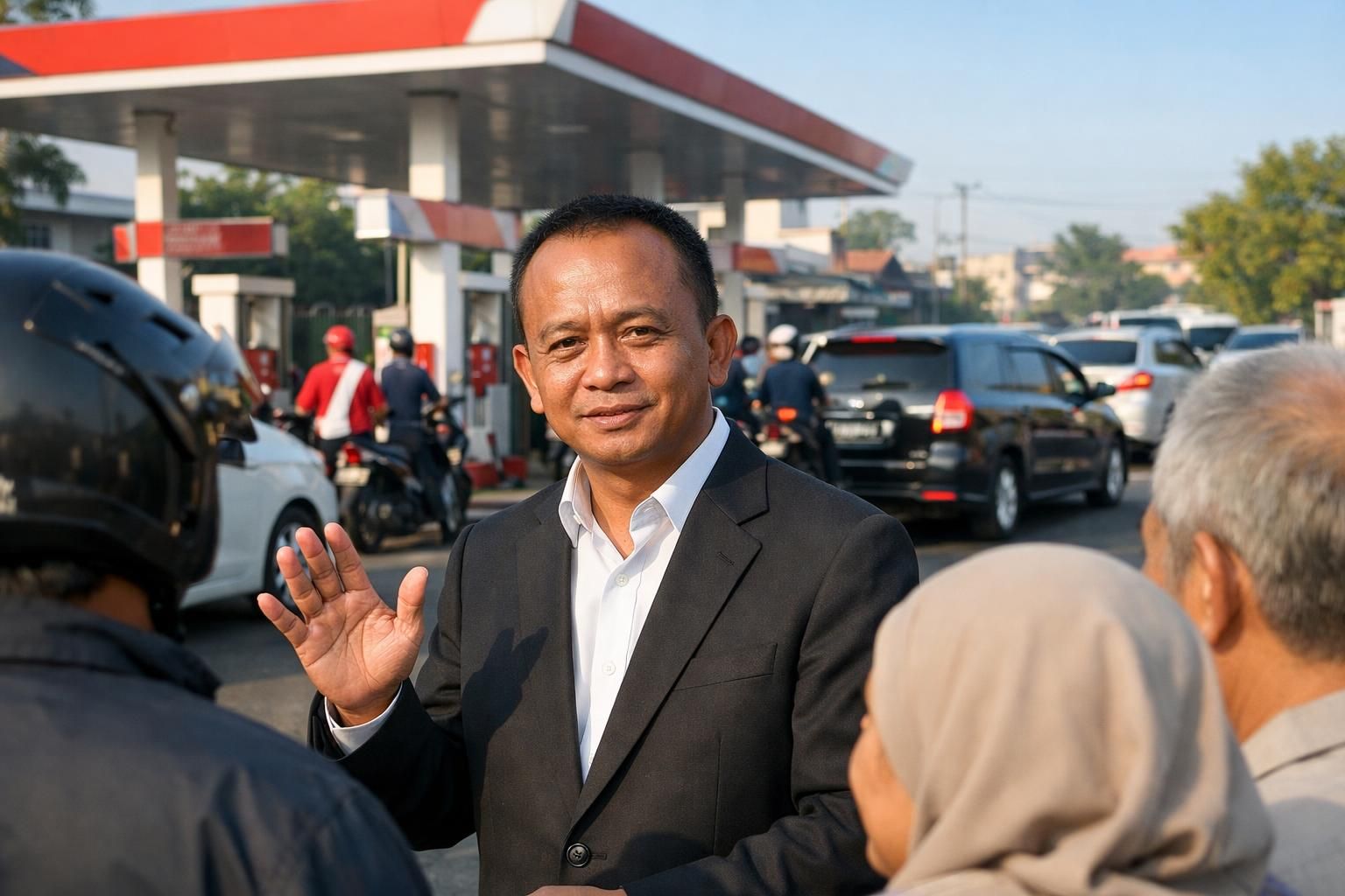 bahlil mengimbau warga untuk tetap tenang dan menggunakan bbm secukupnya serta menghindari panic buying untuk menjaga stabilitas pasokan dan harga.