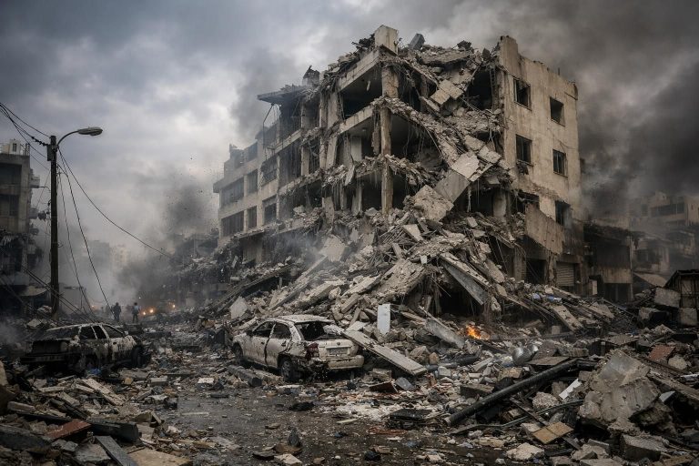 serangan rudal terbaru dari iran mengguncang israel, menyebabkan gedung runtuh dan jalanan dipenuhi puing-puing, meningkatkan ketegangan di kawasan tersebut.