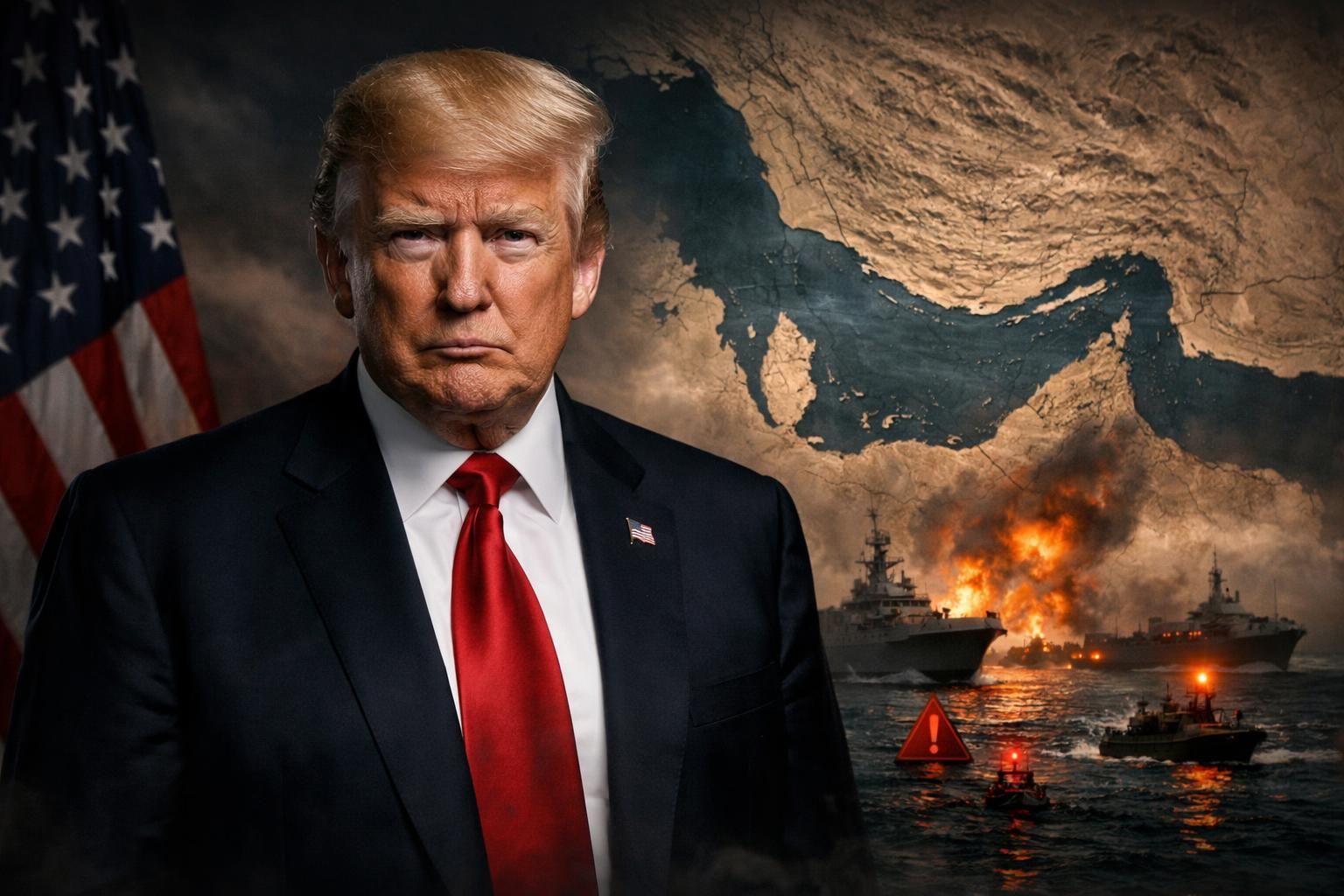 trump mengancam akan menyerang iran dengan kekuatan 20 kali lipat jika selat hormuz tetap ditutup, meningkatkan ketegangan di kawasan.