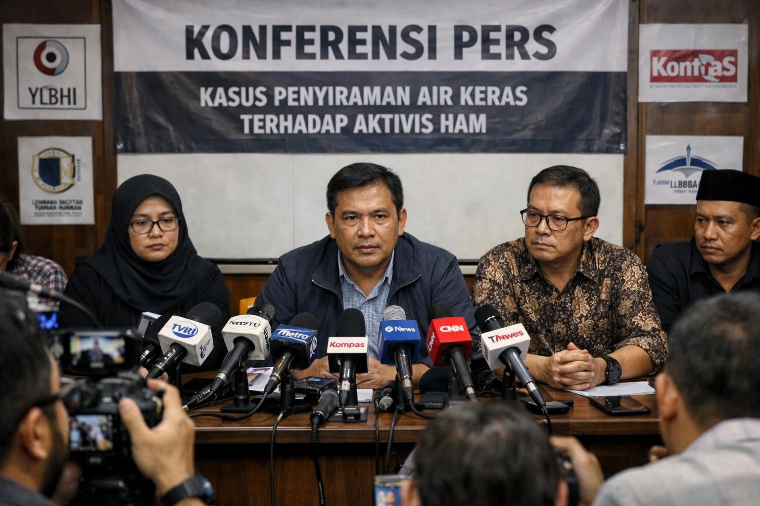 usman hamid mendesak polisi untuk mengusut tuntas kasus penyiraman air keras yang menimpa aktivis kontras, menuntut keadilan dan perlindungan hak asasi manusia.