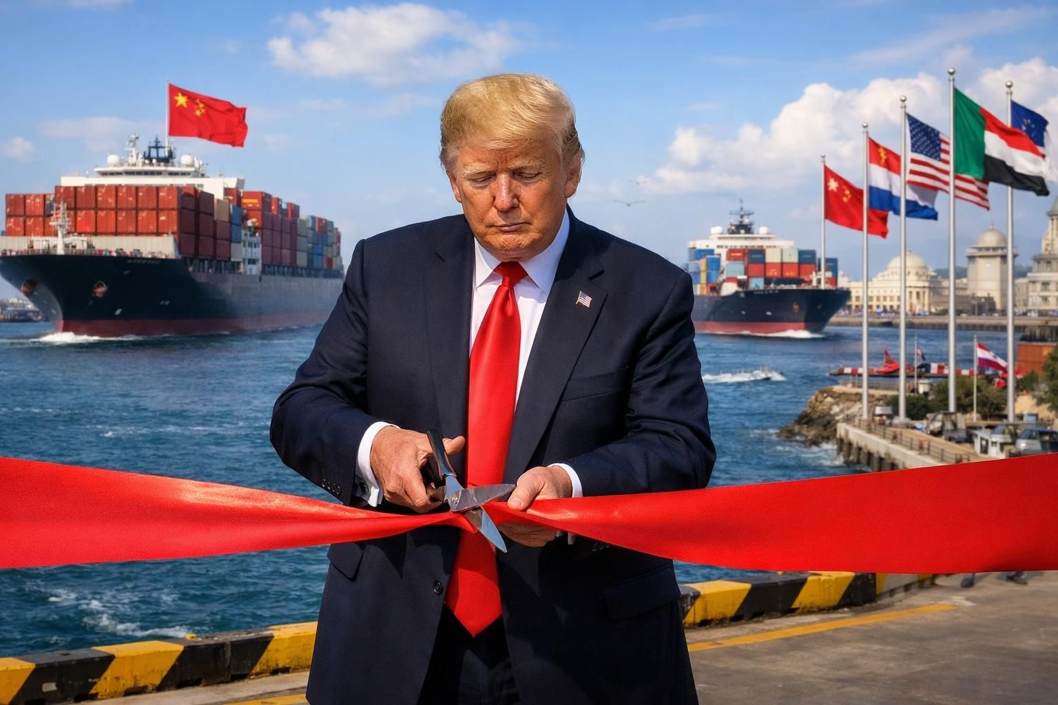 berita terbaru: trump secara resmi membuka selat hormuz secara permanen untuk china dan dunia, meningkatkan jalur perdagangan global. baca selengkapnya di cnbc indonesia.