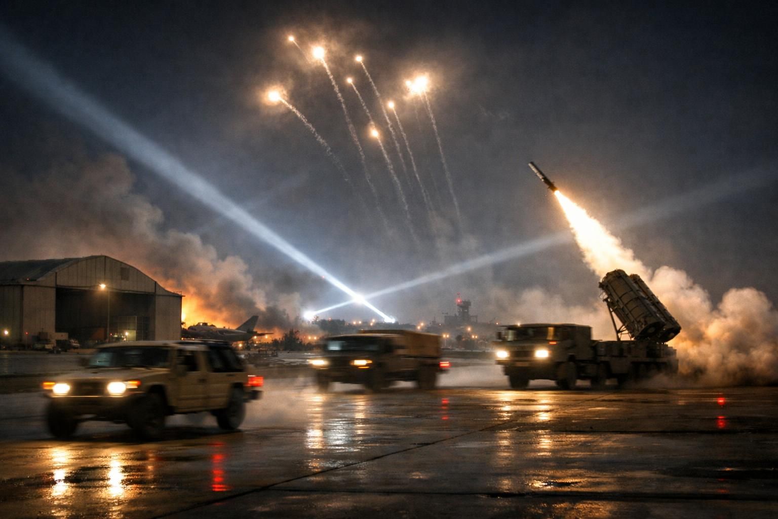iran menyerang fasilitas militer as di yordania dengan menggunakan drone bunuh diri, meningkatkan ketegangan regional dan ancaman keamanan.