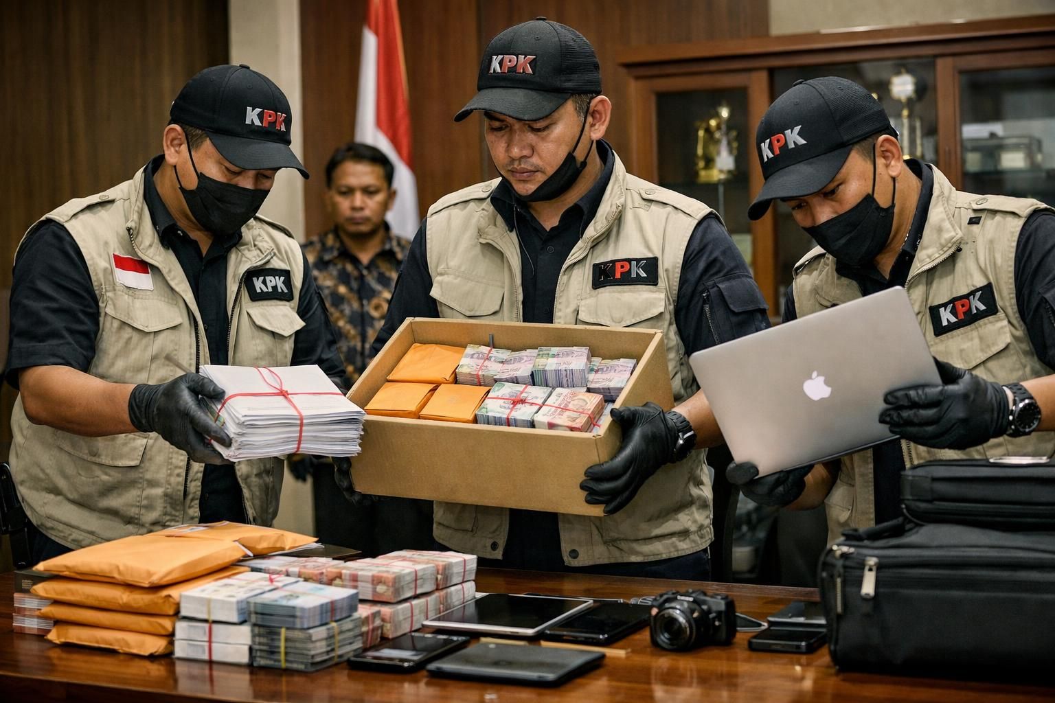 kpk menangkap barang bukti senilai rp 2 miliar dalam operasi tangkap tangan (ott) terhadap bupati pemalang anom widiyantoro - detiknews.