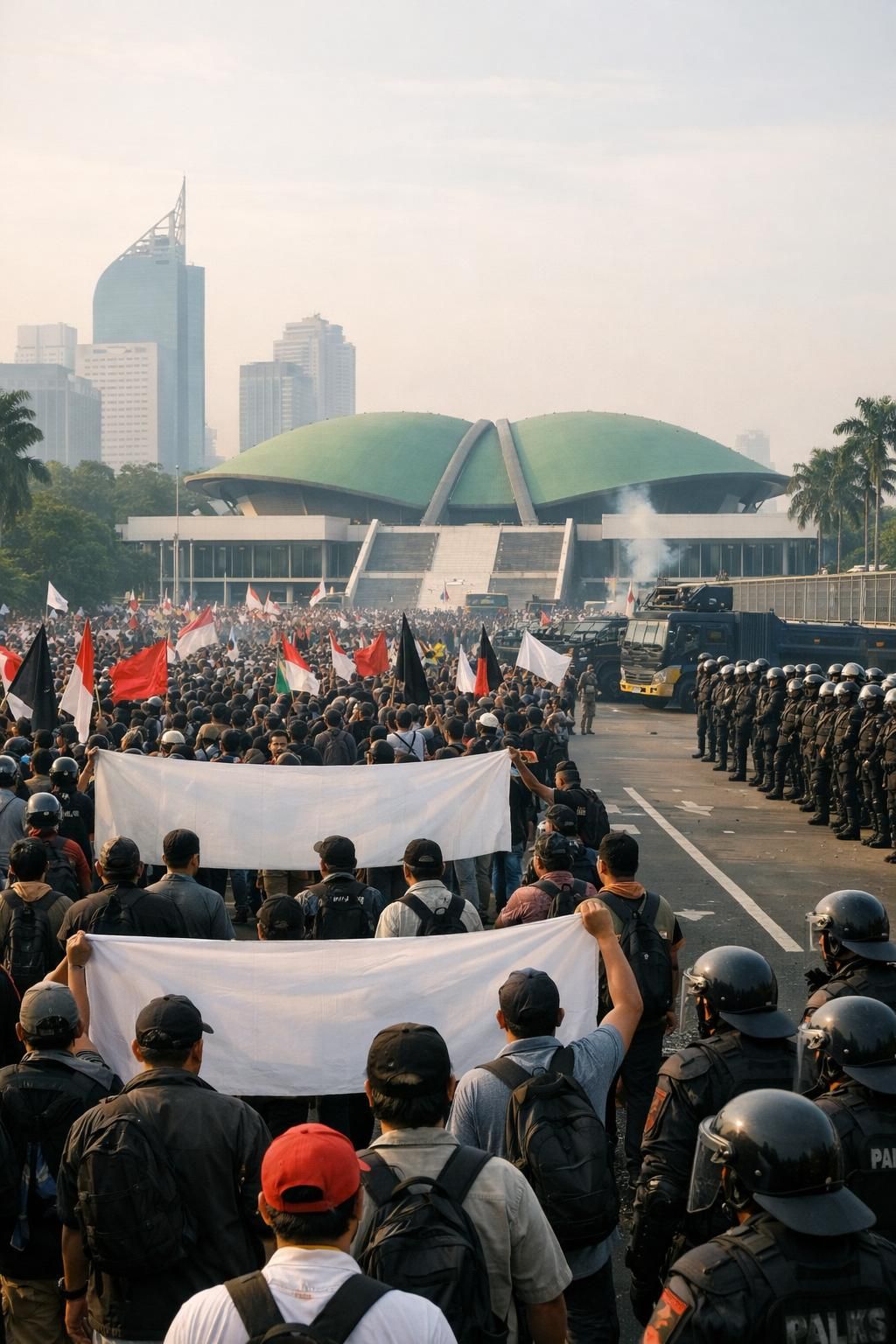 simak jadwal lengkap dan tuntutan dari empat kelompok massa dalam demo besar pada 27 agustus di dpr. informasi terkini hanya di afu.id.