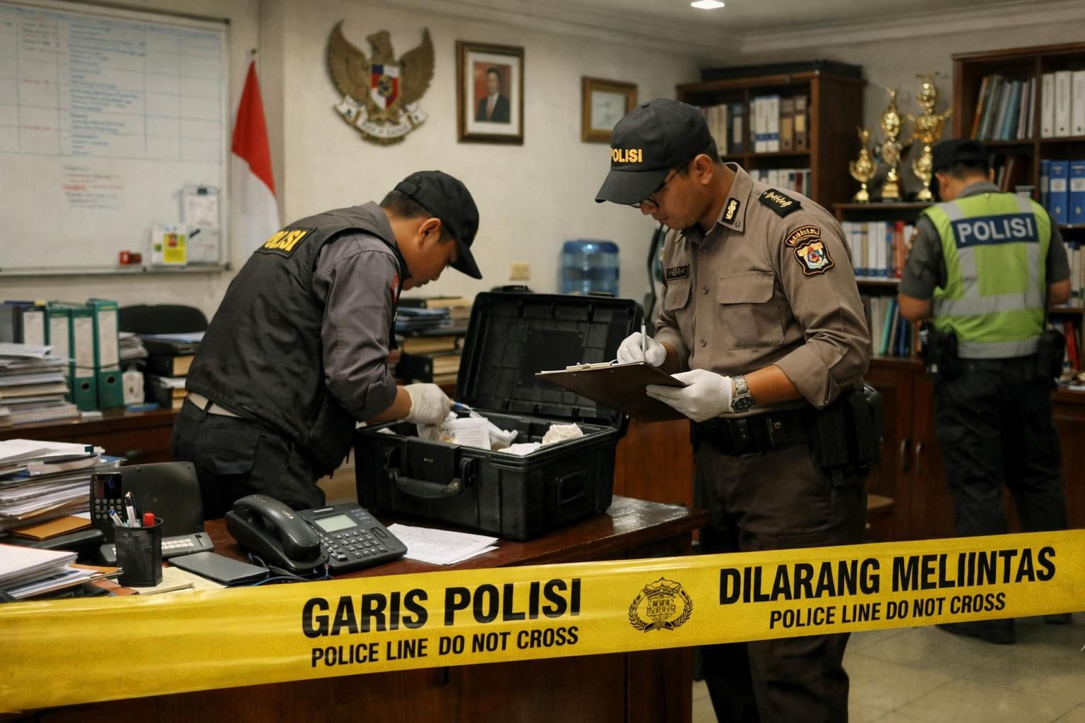 dua pihak memberikan pernyataan terkait konflik yayasan yang melibatkan ratusan senjata di sekolah, dalam laporan terbaru dari detiknews.