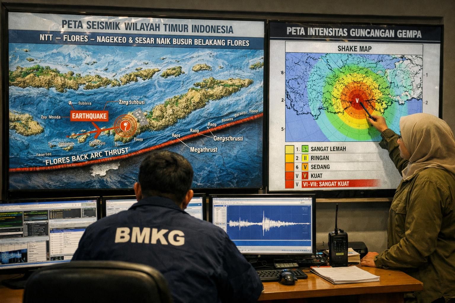 faktor penyebab gempa magnitudo 7 di ntt yang memicu tsunami dan guncangan kuat hingga sulawesi selatan dijelaskan secara mendetail oleh detiknews.