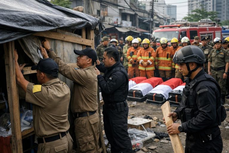 pemprov akan menutup tps ilegal di lokasi kejadian kematian petugas damkar di jaktim untuk menjaga keamanan dan ketertiban.