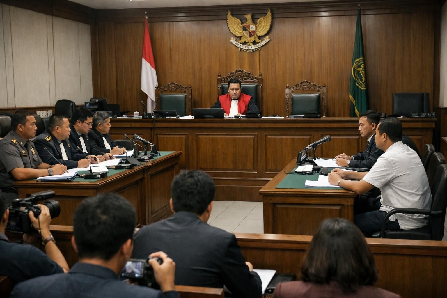 polri dan kejagung sepakat menolak gugatan yang diajukan oleh febrie dan meminta hakim untuk menolak praperadilan dalam kasus ini.