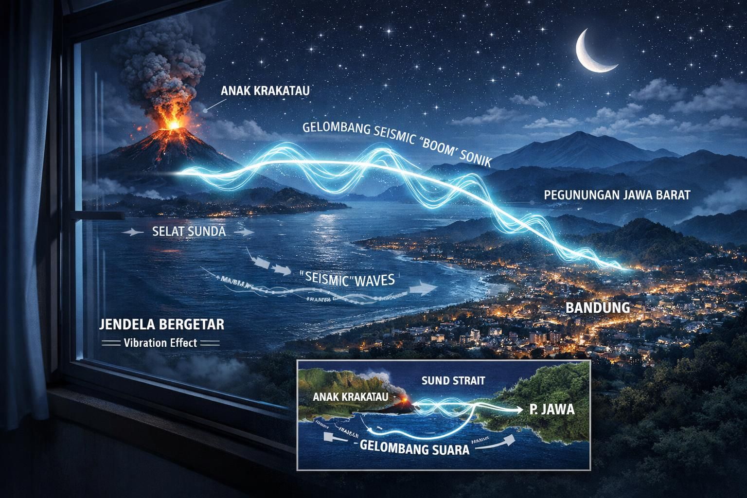 pelajari alasan mengapa dentuman anak krakatau dapat terdengar hingga bandung, mengungkap fenomena alam yang menakjubkan dan rahasia di balik suara gemuruh tersebut.